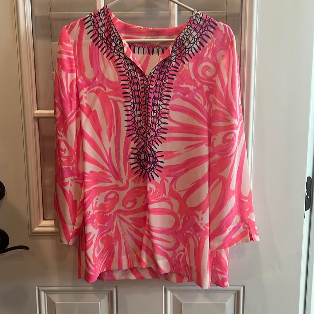 Lilly Pulitzer silk tunic
